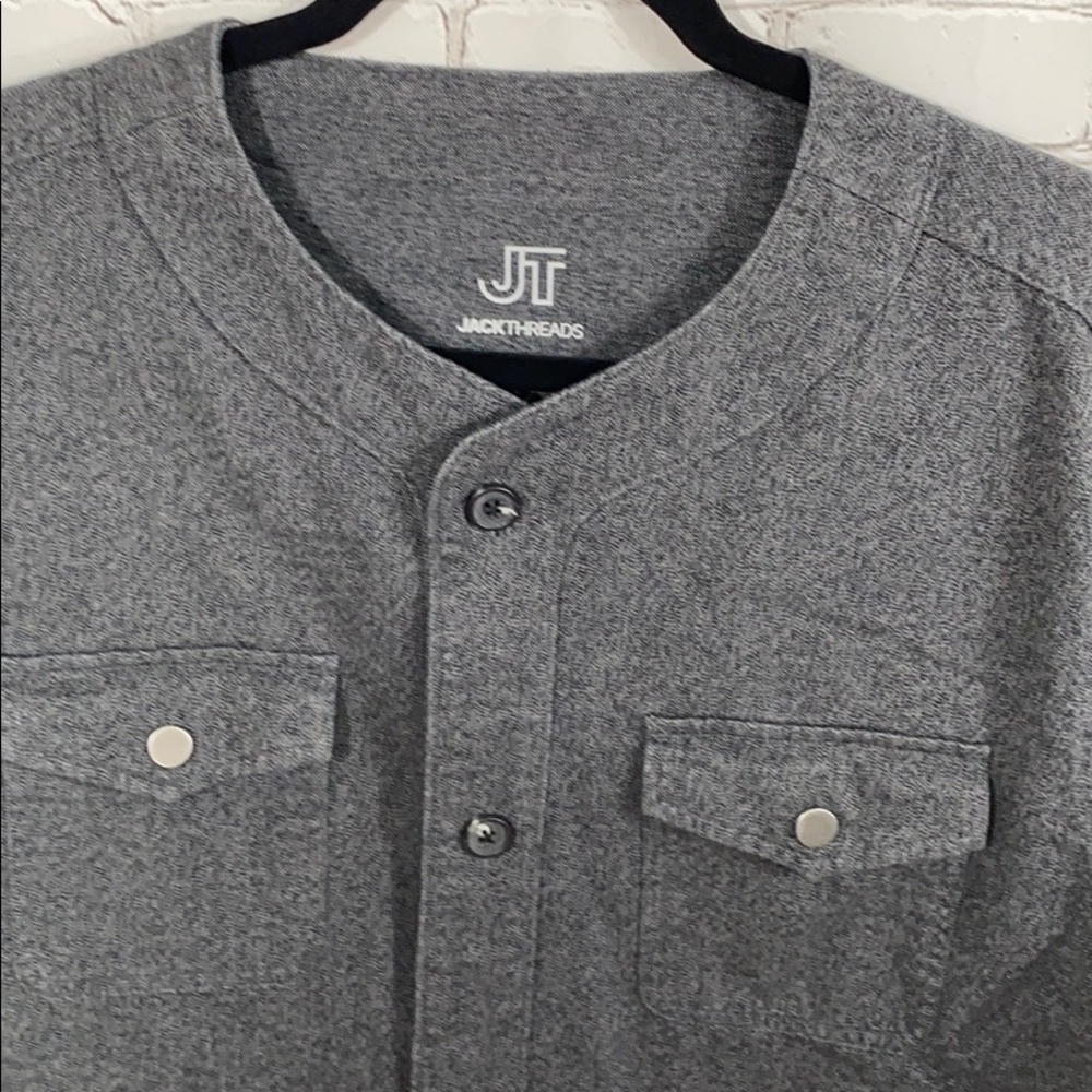 Jackthreads Grey Button Down Shirt - image 2